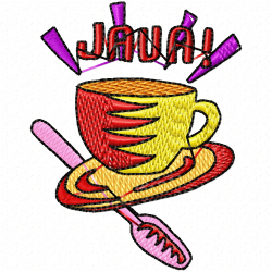 Mugs Embroidery Design 7 Mugs Embroidery Design 7